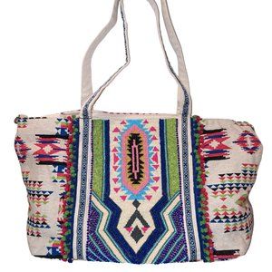 America & Beyond BRAND NEW Aztec Tote Bag Summer Beach
